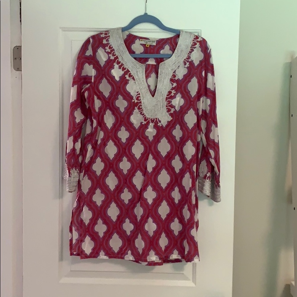 Roberta Roller Rabbit tunic/beach coverup